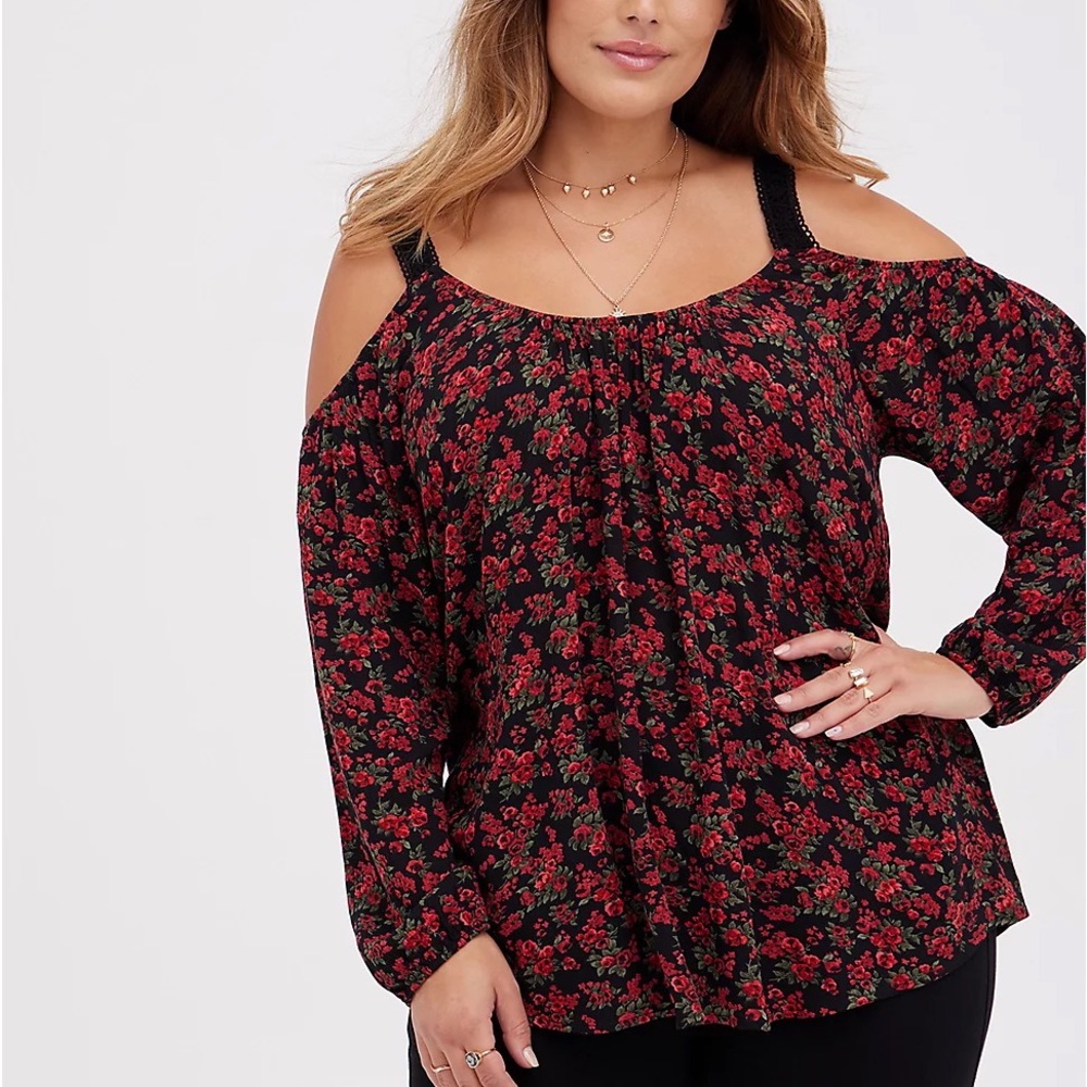 Long Sleeve Floral Top